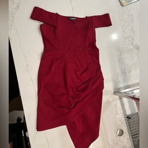 Fashion Nova Medium Red Mini Dress